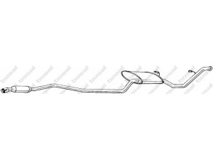 BOSAL 293-689 galinis duslintuvas 
 Išmetimo sistema -> Duslintuvas
1648112, 6151090