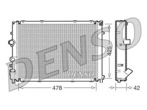 DENSO DRM23031 radiatorius, variklio aušinimas 
 Aušinimo sistema -> Radiatorius/alyvos aušintuvas -> Radiatorius/dalys
7700301171, 8200330848
