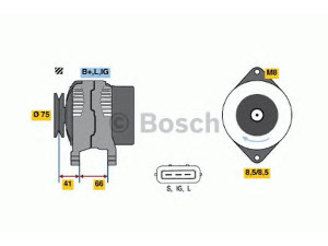 BOSCH 0 124 110 007 kintamosios srovės generatorius
RE 21 480 8