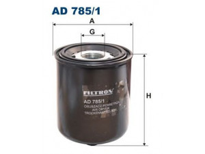 FILTRON AD785/1 oro džiovintuvas, suspausto oro sistema
1384549, 1455253, 57142020, 5021170077