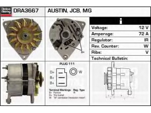 DELCO REMY DRA3667 kintamosios srovės generatorius 
 Elektros įranga -> Kint. sr. generatorius/dalys -> Kintamosios srovės generatorius
2871A160