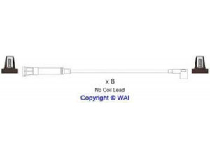 WAIglobal SL645 uždegimo laido komplektas