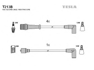 TESLA T213B uždegimo laido komplektas
