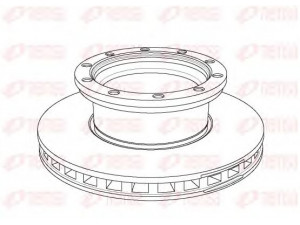 REMSA NCA1144.20 stabdžių diskas 
 Dviratė transporto priemonės -> Stabdžių sistema -> Stabdžių diskai / priedai
68323825, MBR9004