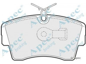 APEC braking PAD613 stabdžių trinkelių rinkinys, diskinis stabdys 
 Techninės priežiūros dalys -> Papildomas remontas
1605612, 1605681, 1605760, 1605790