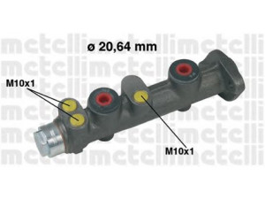 METELLI 05-0067 pagrindinis cilindras, stabdžiai 
 Stabdžių sistema -> Pagrindinis stabdžių cilindras
791487, 793244