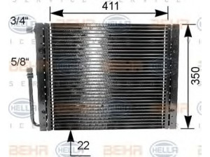 HELLA 8FC 351 038-101 kondensatorius, oro kondicionierius