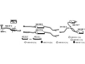 ERNST 030148 išmetimo sistema 
 Išmetimo sistema -> Išmetimo sistema, visa
