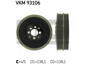 SKF VKM 93106 skriemulys, alkūninis velenas 
 Diržinė pavara -> Dirželio skriemulys
038 105 243 F, 038 105 243 F