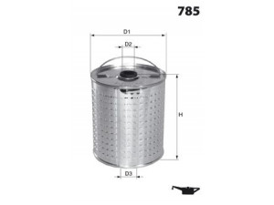 MECAFILTER ELH4723 alyvos filtras 
 Techninės priežiūros dalys -> Techninės priežiūros intervalai
0001846725, 0441840025, 3521800009