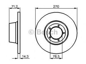 BOSCH 0 986 478 190 stabdžių diskas 
 Stabdžių sistema -> Diskinis stabdys -> Stabdžių diskas
1117075, 1539549, 5022674, 5022677