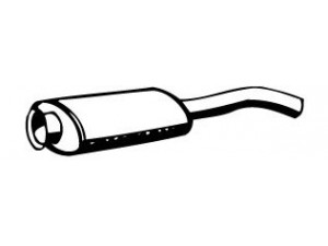 WALKER 15225 priekinis duslintuvas 
 Išmetimo sistema -> Duslintuvas
46619761