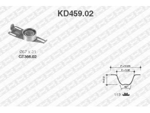 SNR KD459.02 paskirstymo diržo komplektas 
 Techninės priežiūros dalys -> Papildomas remontas
0829-12, 0831-05, 0831-16, 0831-Q7