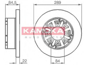 KAMOKA 103281 stabdžių diskas 
 Dviratė transporto priemonės -> Stabdžių sistema -> Stabdžių diskai / priedai
08595210, 1908773, 4247 1111, 42471111