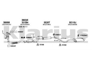 KLARIUS 790202U išmetimo sistema 
 Išmetimo sistema -> Išmetimo sistema, visa