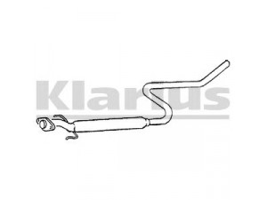 KLARIUS 260336 vidurinis duslintuvas 
 Išmetimo sistema -> Duslintuvas
1742074300, 1742074301