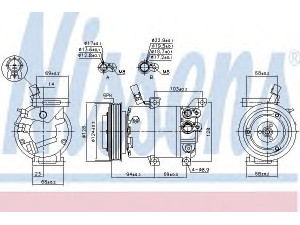 NISSENS 890176 kompresorius, oro kondicionierius 
 Oro kondicionavimas -> Kompresorius/dalys
977012K000, 977012K001, 977012K000