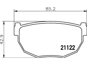MINTEX MDB1220 stabdžių trinkelių rinkinys, diskinis stabdys 
 Techninės priežiūros dalys -> Papildomas remontas
4406001P91, 4406004S25, 4406004S26