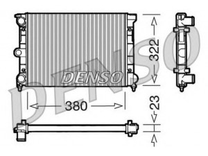 DENSO DRM32032 radiatorius, variklio aušinimas 
 Aušinimo sistema -> Radiatorius/alyvos aušintuvas -> Radiatorius/dalys
867121253D, 867121253E, 867121253F