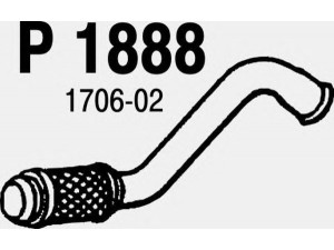 FENNO P1888 išleidimo kolektorius 
 Išmetimo sistema -> Išmetimo vamzdžiai
1706-02