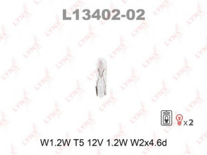 LYNXauto L13402-02 lemputė
07 11 9 978 375, 07 50 9 063 579