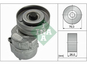 INA 534 0135 30 įtempiklio svirtis, V formos rumbuotas diržas 
 Diržinė pavara -> V formos rumbuotas diržas/komplektas -> Įtempiklis
9146249