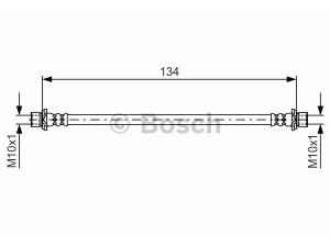 BOSCH 1 987 481 637 stabdžių žarnelė 
 Stabdžių sistema -> Stabdžių žarnelės
9094702E32, 9094702F85