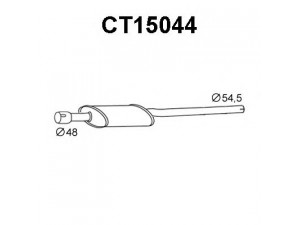 VENEPORTE CT15044 priekinis duslintuvas
1717A9, 75492529, 95543646, 95543647