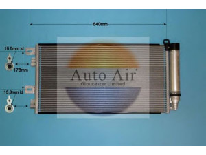 AUTO AIR GLOUCESTER 16-9728A kondensatorius, oro kondicionierius 
 Oro kondicionavimas -> Kondensatorius
64531490572, CA1254