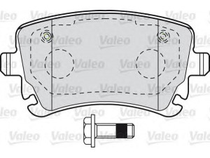 VALEO 601004 stabdžių trinkelių rinkinys, diskinis stabdys 
 Techninės priežiūros dalys -> Papildomas remontas
4B3698451, 4B3698451A, 4E0698451