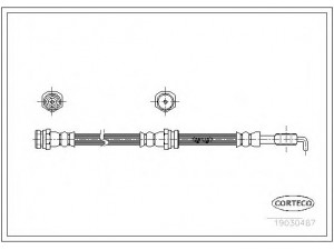 CORTECO 19030487 stabdžių žarnelė 
 Stabdžių sistema -> Stabdžių žarnelės
UB3943980B