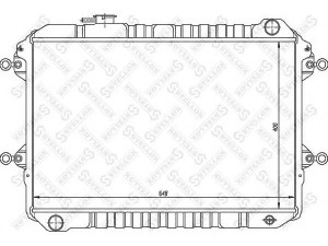 STELLOX 10-25838-SX radiatorius, variklio aušinimas 
 Aušinimo sistema -> Radiatorius/alyvos aušintuvas -> Radiatorius/dalys
G60715200A