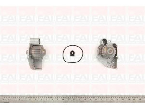 FAI AutoParts WP6357 vandens siurblys 
 Aušinimo sistema -> Vandens siurblys/tarpiklis -> Vandens siurblys
PA10022, PEB102510