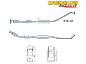 MAGNAFLOW 78008 katalizatoriaus keitiklis
174100D120