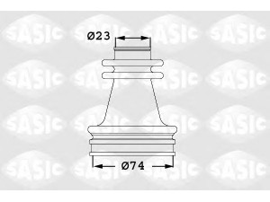 SASIC 1904002 gofruotoji membrana, kardaninis velenas 
 Ratų pavara -> Gofruotoji membrana
7701472212