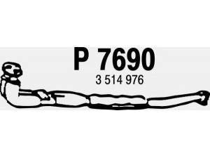 FENNO P7690 išleidimo kolektorius 
 Išmetimo sistema -> Išmetimo vamzdžiai
BM70261, 3514976