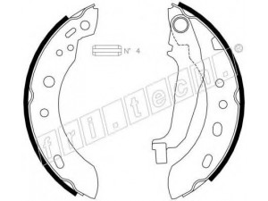 fri.tech. 1067.189 stabdžių trinkelių komplektas 
 Techninės priežiūros dalys -> Papildomas remontas
440606F625