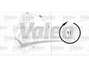 VALEO 455733 starteris 
 Elektros įranga -> Starterio sistema -> Starteris
1335929