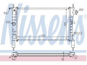 NISSENS 632761 radiatorius, variklio aušinimas 
 Aušinimo sistema -> Radiatorius/alyvos aušintuvas -> Radiatorius/dalys
1300 112, 1300 113, 1300 140, 1300 154