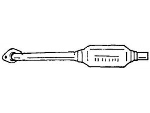 AKS DASIS SG40313 katalizatoriaus keitiklis