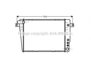 AVA QUALITY COOLING BW2070 radiatorius, variklio aušinimas 
 Aušinimo sistema -> Radiatorius/alyvos aušintuvas -> Radiatorius/dalys
1121118, 1153064, 1177564