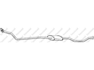 BOSAL 293-459 priekinis duslintuvas 
 Išmetimo sistema -> Duslintuvas
1705.57