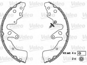 VALEO 564107 stabdžių trinkelių komplektas 
 Techninės priežiūros dalys -> Papildomas remontas
53200-65J00, 53200-65J01, 5320065J00