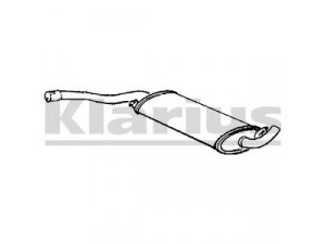 KLARIUS 220014 vidurinis duslintuvas 
 Išmetimo sistema -> Duslintuvas
055253409C, 055253409D, 055253409J