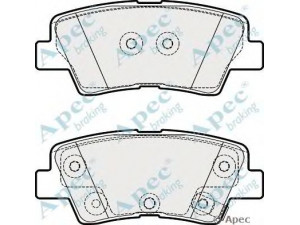 APEC braking PAD1896 stabdžių trinkelių rinkinys, diskinis stabdys 
 Techninės priežiūros dalys -> Papildomas remontas
583021RA30