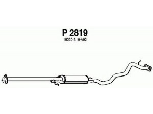 FENNO P2819 vidurinis duslintuvas 
 Išmetimo sistema -> Duslintuvas
18220-S10A01, 18220-S10A02, 18220-S10A03
