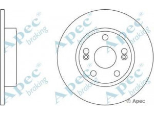 APEC braking DSK2414 stabdžių diskas 
 Dviratė transporto priemonės -> Stabdžių sistema -> Stabdžių diskai / priedai
7700800004, 7701204297, 7701205846