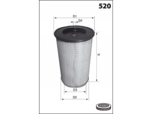 MECAFILTER FA3453 oro filtras
1930701