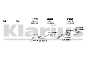 KLARIUS 940293E išmetimo sistema 
 Išmetimo sistema -> Išmetimo sistema, visa