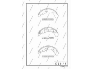 NPS S350I17 stabdžių trinkelių komplektas 
 Techninės priežiūros dalys -> Papildomas remontas
53200-84E00, 53200-84E01, 53200-86G00